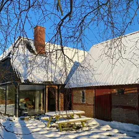 Tatil Evi Timber House With Sea View In Guldborg